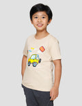 Little M Go Go Car Kaos Anak Laki-laki