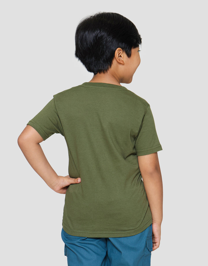 Little M Tractor Kaos Anak Laki-laki