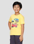 Little M Transportation Car Kaos Anak Laki-laki