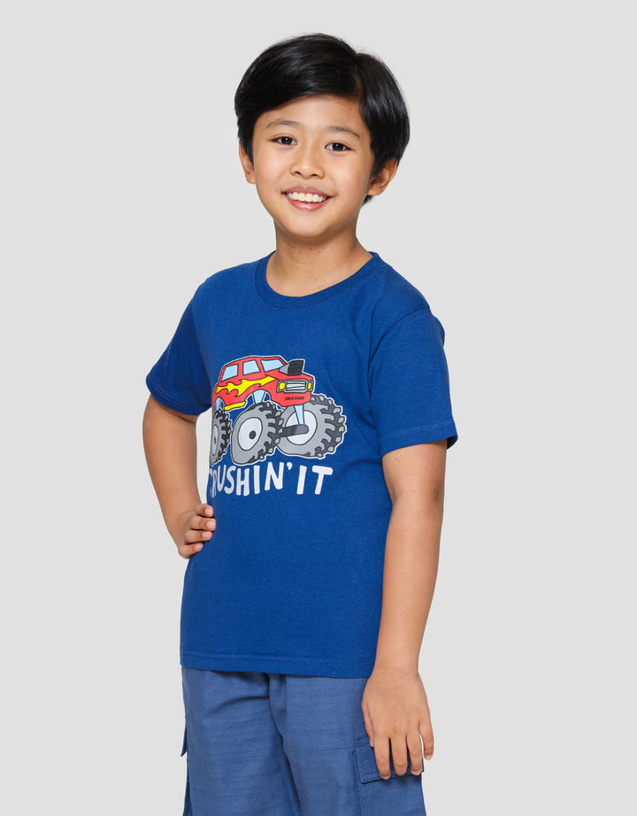 Little M Crushin It Jeep Kaos Anak Laki-laki