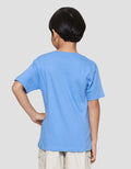 Little M Jawsome Print Kaos Lengan Pendek Anak Laki-laki