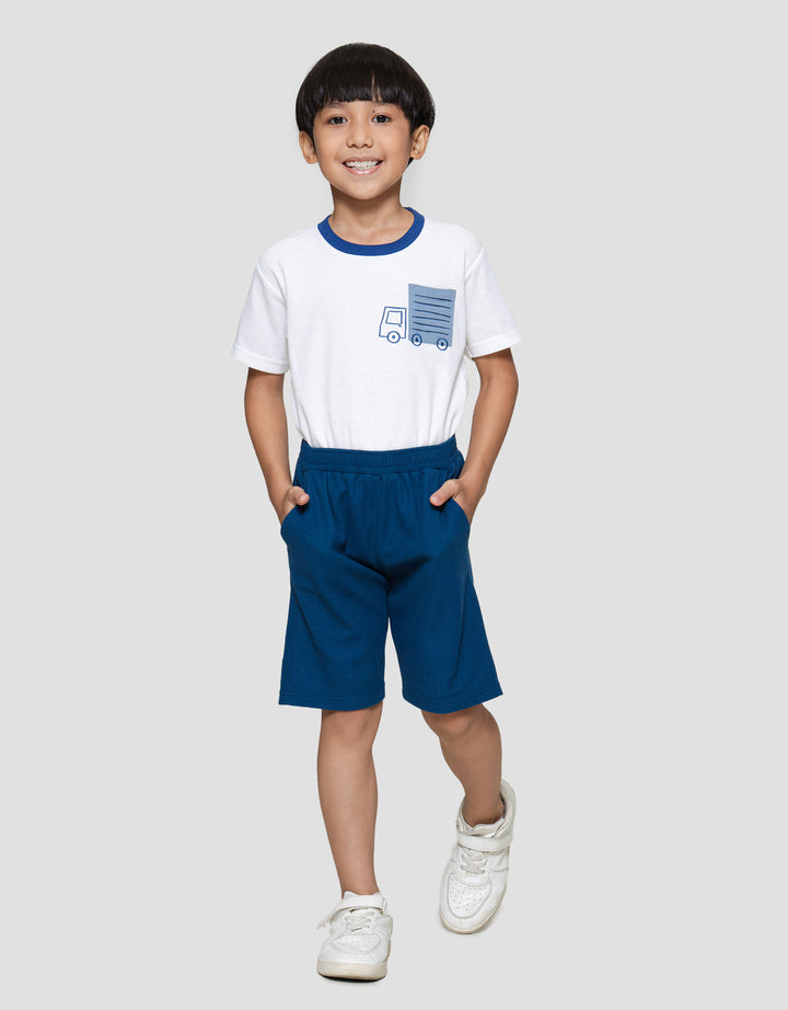 Little M Waffle Basic Celana Pendek Anak Laki-laki