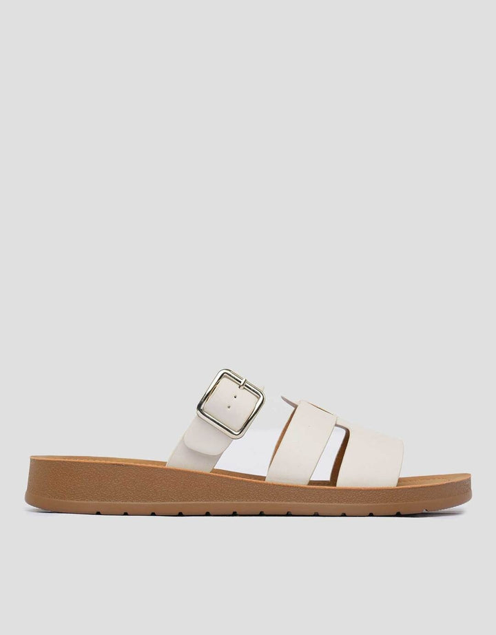 St. Yves Buckle Sandal Slipper Wanita