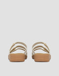 St. Yves Three Buckles Sandal Slipper Wanita