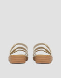 St. Yves Three Buckles Sandal Slipper Wanita