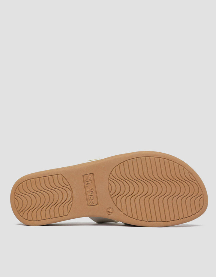 St. Yves Three Buckles Sandal Slipper Wanita