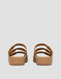 St. Yves Three Buckles Sandal Slipper Wanita