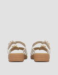 St. Yves Two Buckles Sandal Slipper Wanita