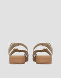 St. Yves Two Buckles Sandal Slipper Wanita