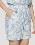 St. Yves Blue Leaf Setelan Piyama Wanita