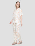 St. Yves Ss Pyjama Pants Outline Flower