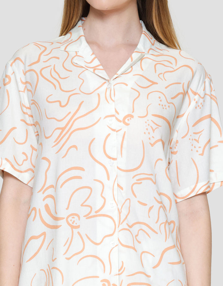 St. Yves Ss Pyjama Pants Outline Flower