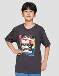 Nevada Anime 3 Colace Print Kaos Anak Laki-laki