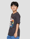 Nevada Anime 3 Colace Print Kaos Anak Laki-laki