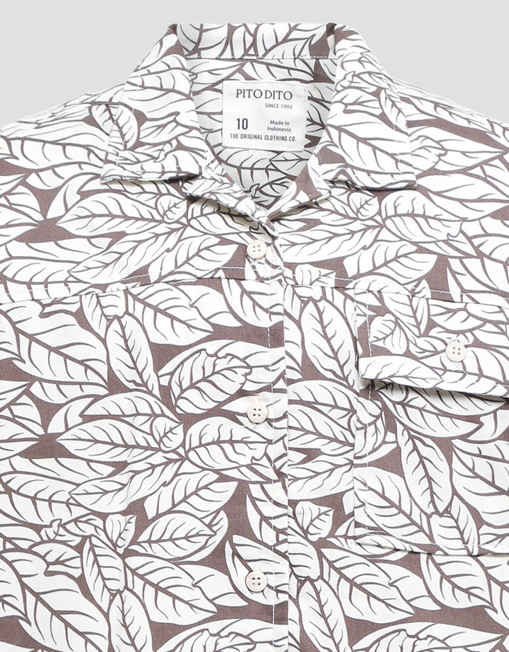 Pito Dito Floral Print Boys Shirt