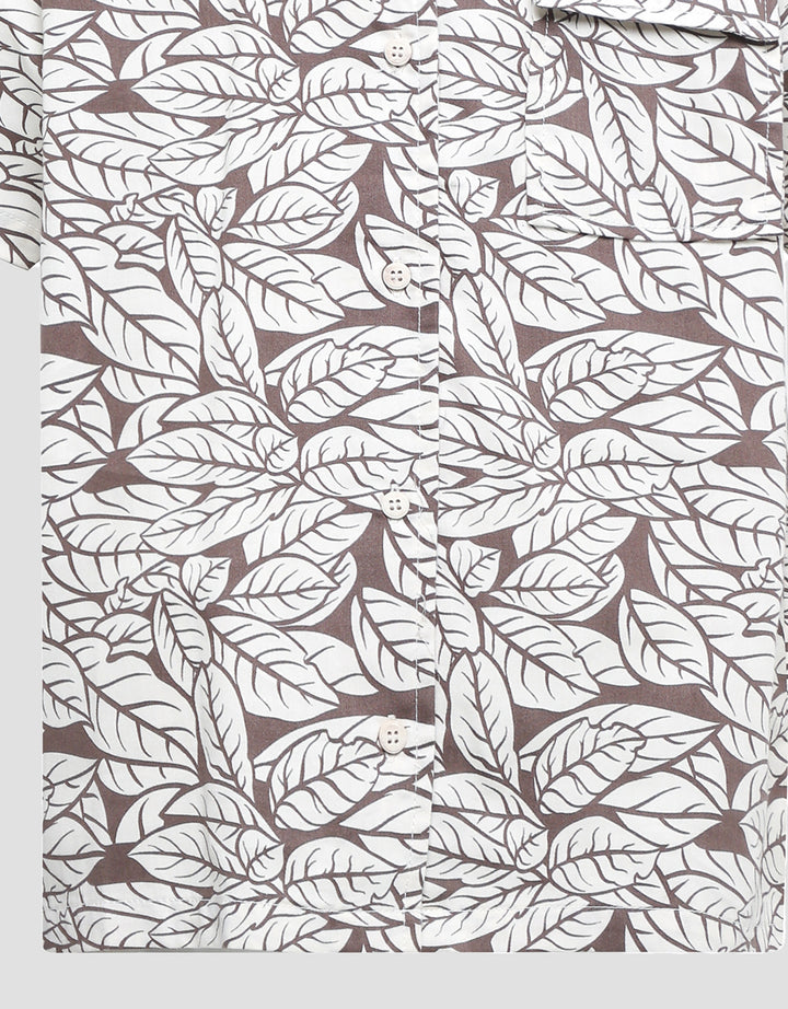 Pito Dito Floral Print Boys Shirt