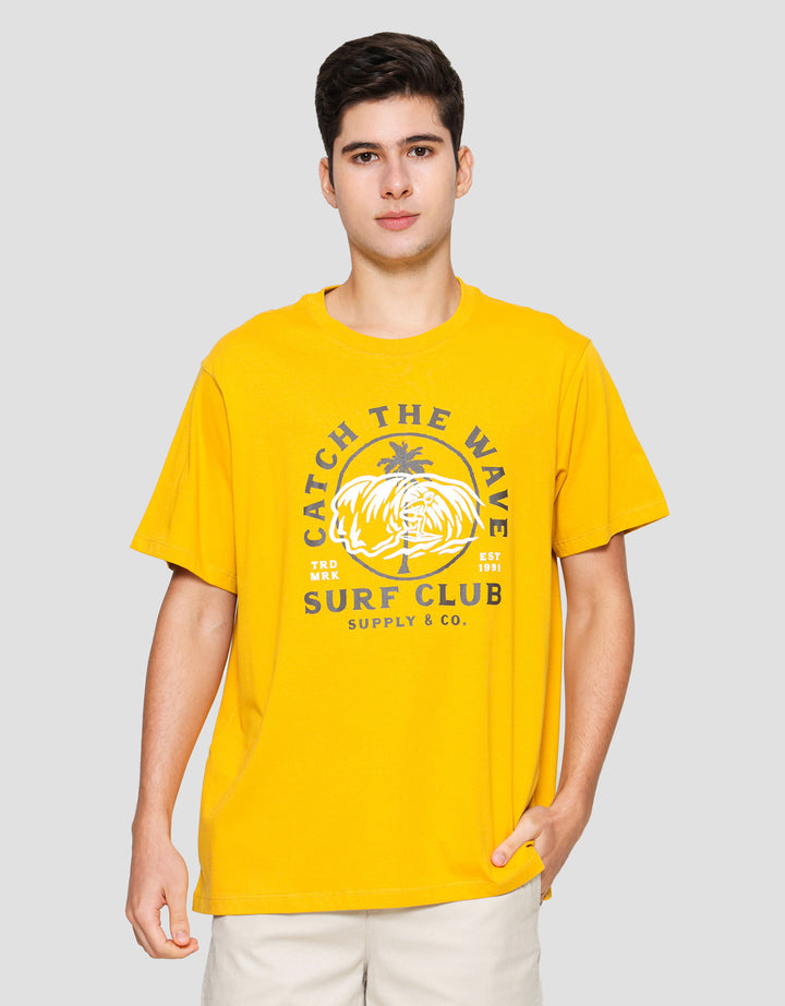 Aos Theme Rock Star Club Catch The Wave Kaos Pria