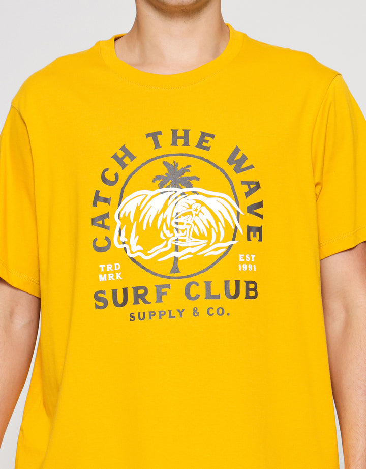 Aos Theme Rock Star Club Catch The Wave Kaos Pria