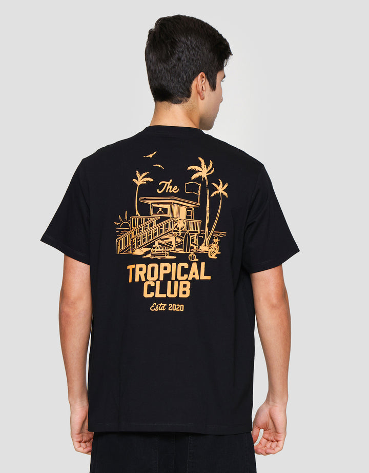 Aos Theme Rock Star Club Tropical Kaos Pria