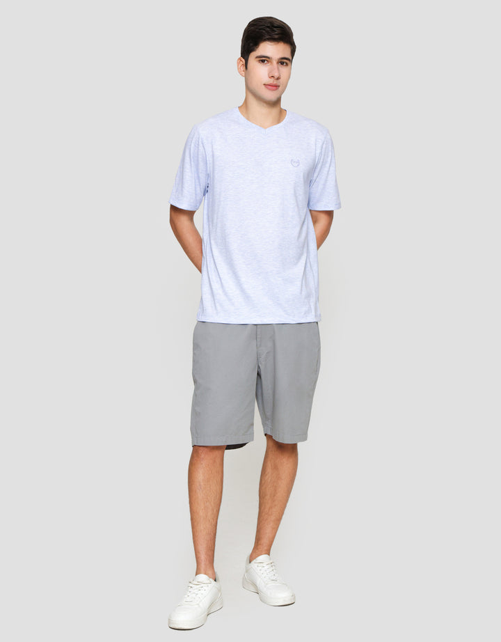 Aos Kerah Vneck Kaos Pria