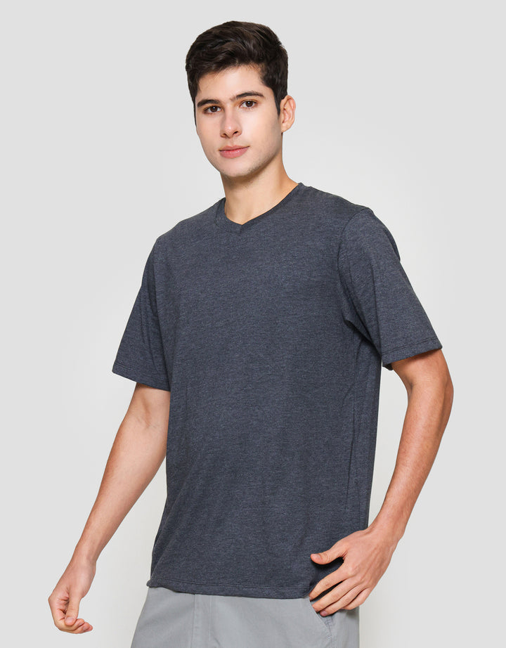 Aos Kerah Vneck Kaos Pria