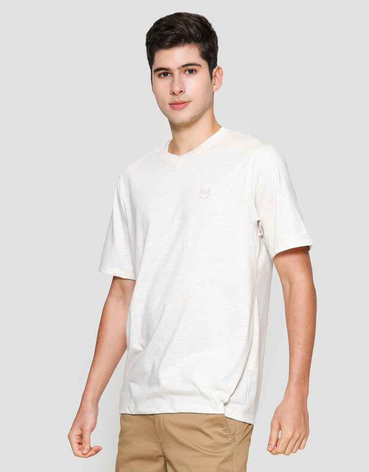 Aos Kerah Vneck Kaos Pria