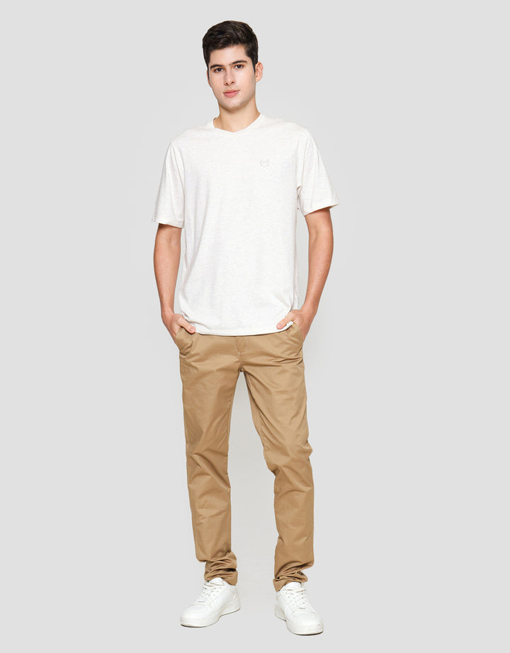 Aos Kerah Vneck Kaos Pria