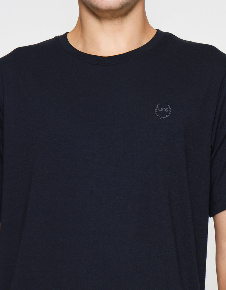 Aos Round Neck Basic Kaos Pria