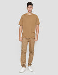 Aos Round Neck Basic Kaos Pria