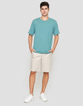 Aos Round Neck Basic Kaos Pria