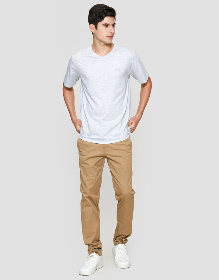 Aos Vneck Basic Kaos Pria