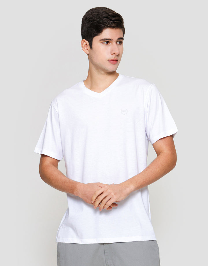 Aos Vneck Basic Kaos Pria