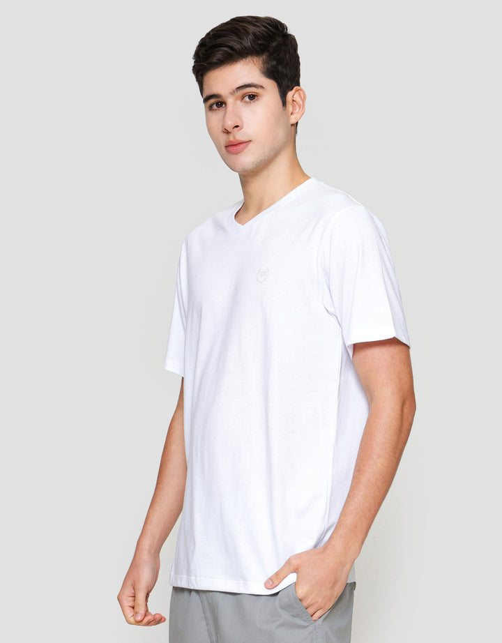 Aos Vneck Basic Kaos Pria