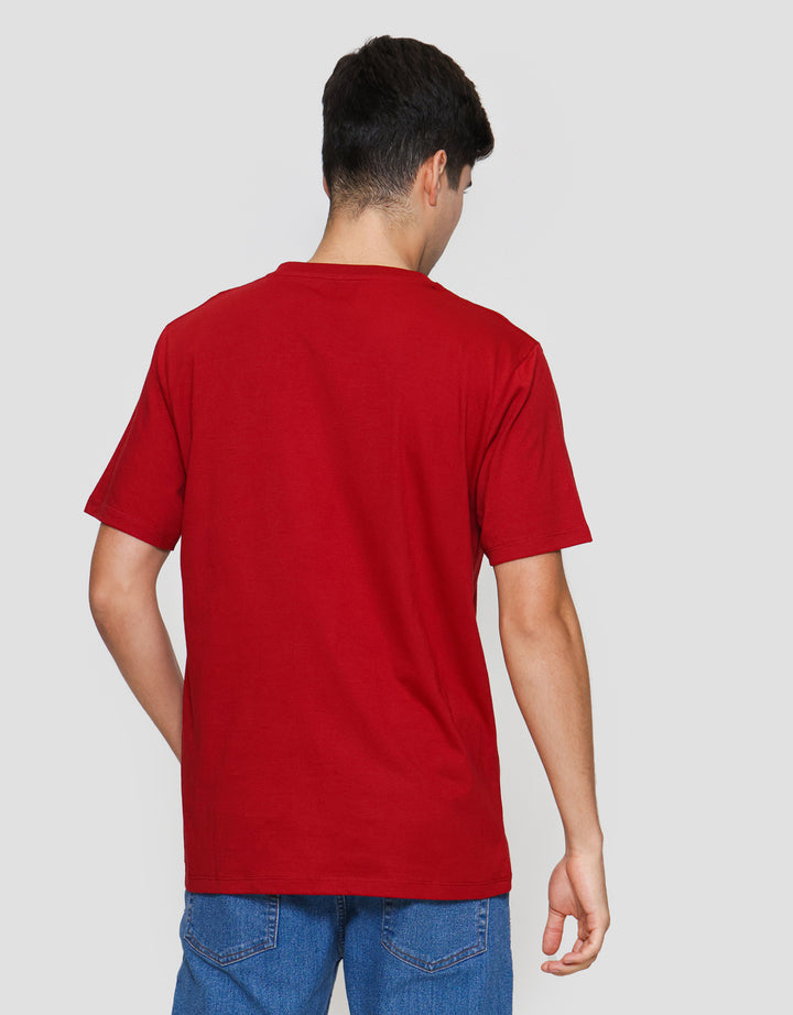 Aos Vneck Basic Kaos Pria