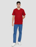Aos Vneck Basic Kaos Pria