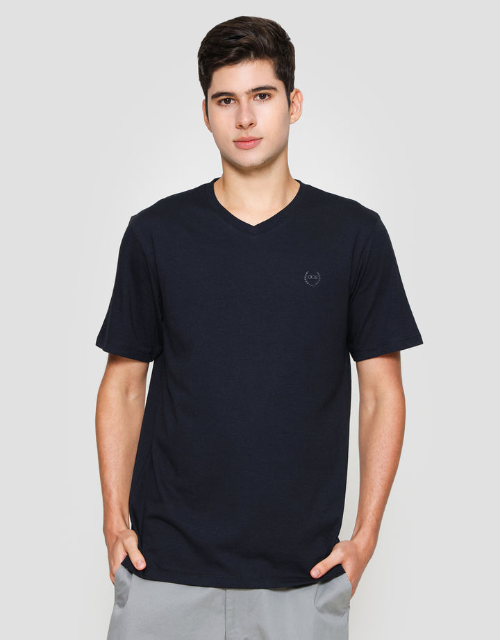 Aos Vneck Basic Kaos Pria