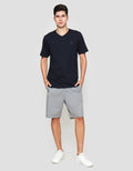 Aos Vneck Basic Kaos Pria
