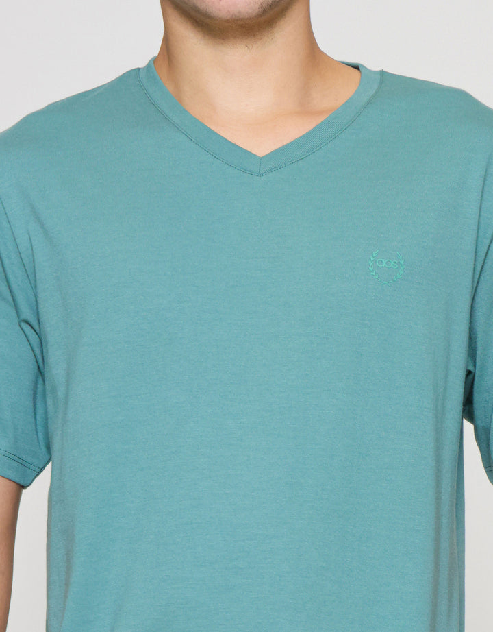 Aos Vneck Basic Kaos Pria