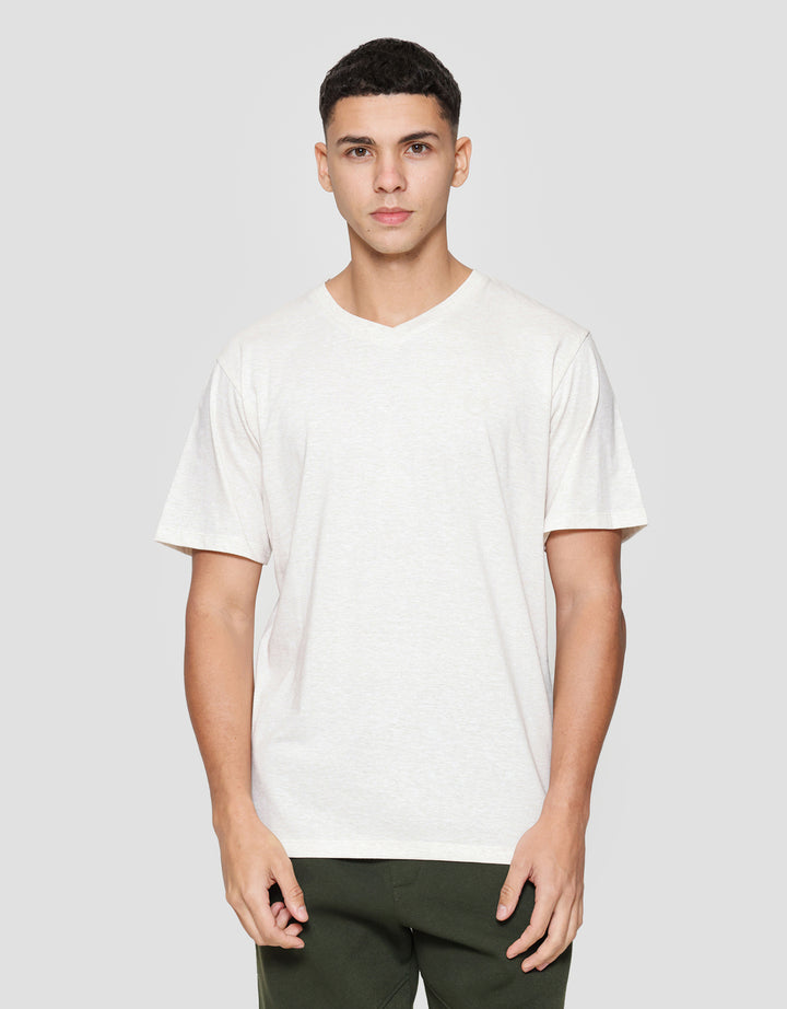 Aos Vneck Basic Kaos Pria