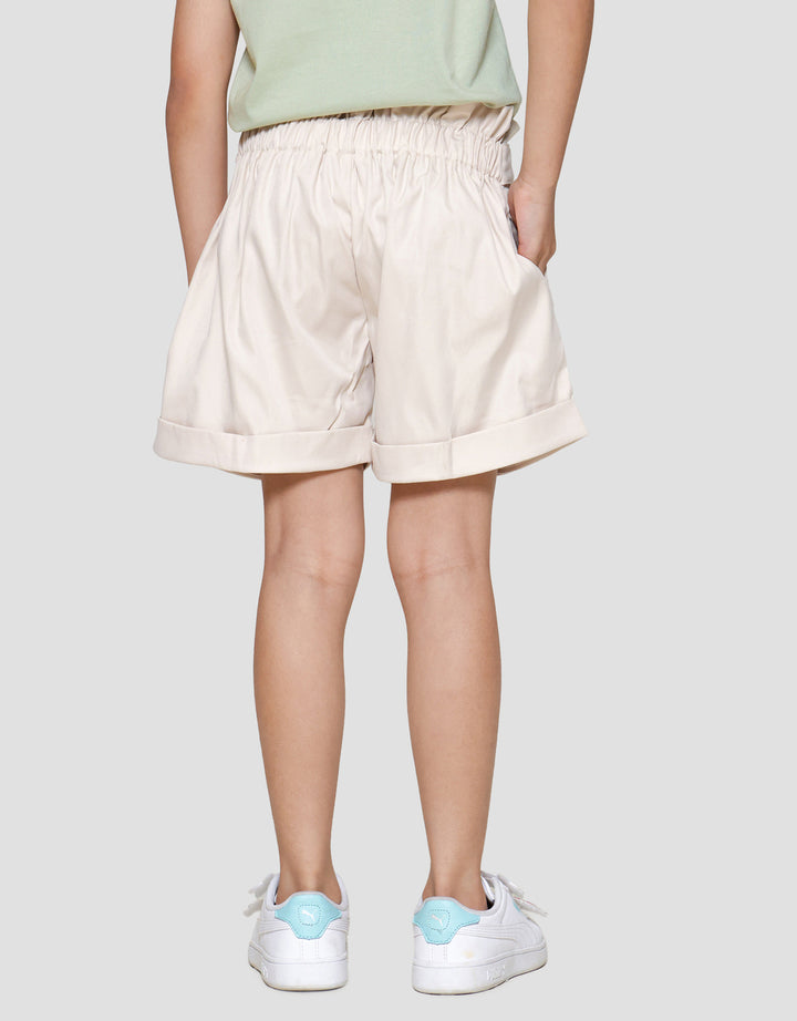 Little M Woven Paperbag Celana Pendek Anak Perempuan