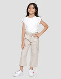 Little M Pocket Tali Celana Panjang Anak Perempuan