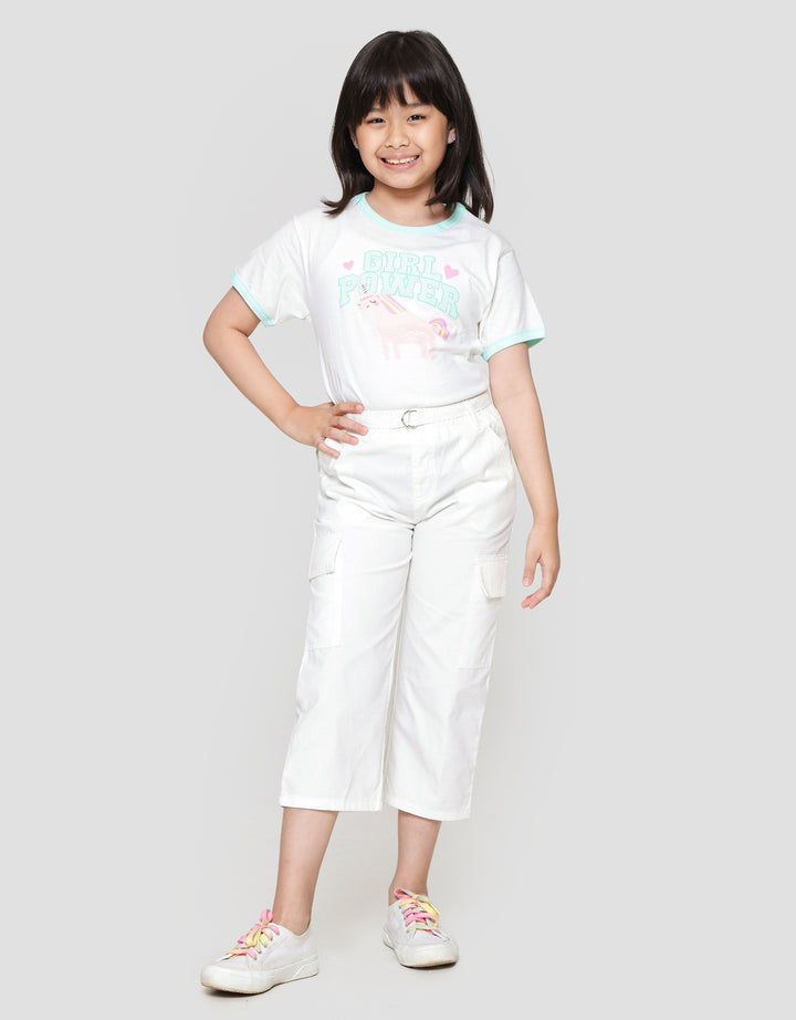 Little M Woven Pocket Tali Celana Anak Perempuan