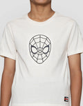 Marvel Spiderman Logo Head Emboss Kaos Anak Laki-laki