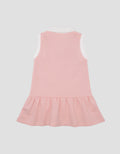 Little M Knit Sleeveless Embro Pita Midi Dress Anak Perempuan
