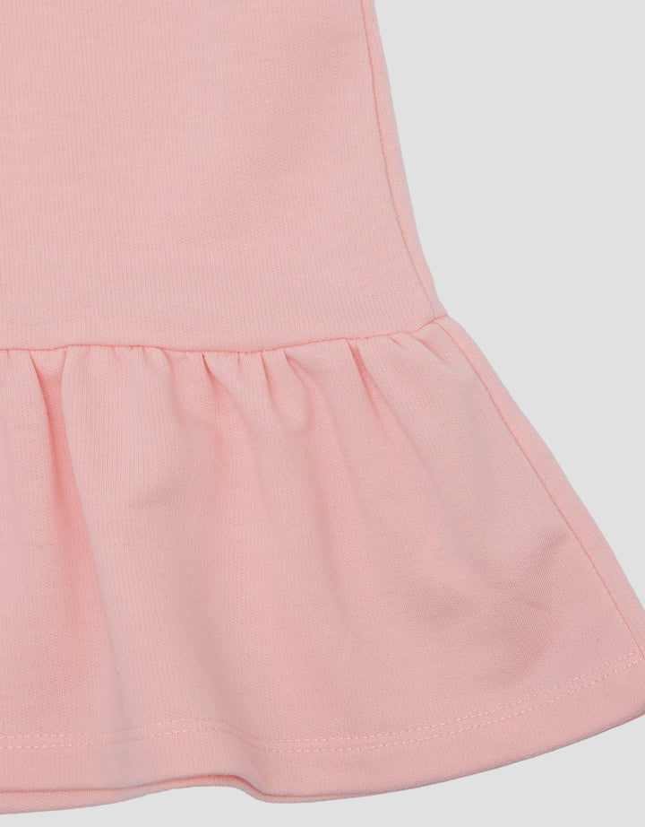 Little M Knit Sleeveless Embro Pita Midi Dress Anak Perempuan