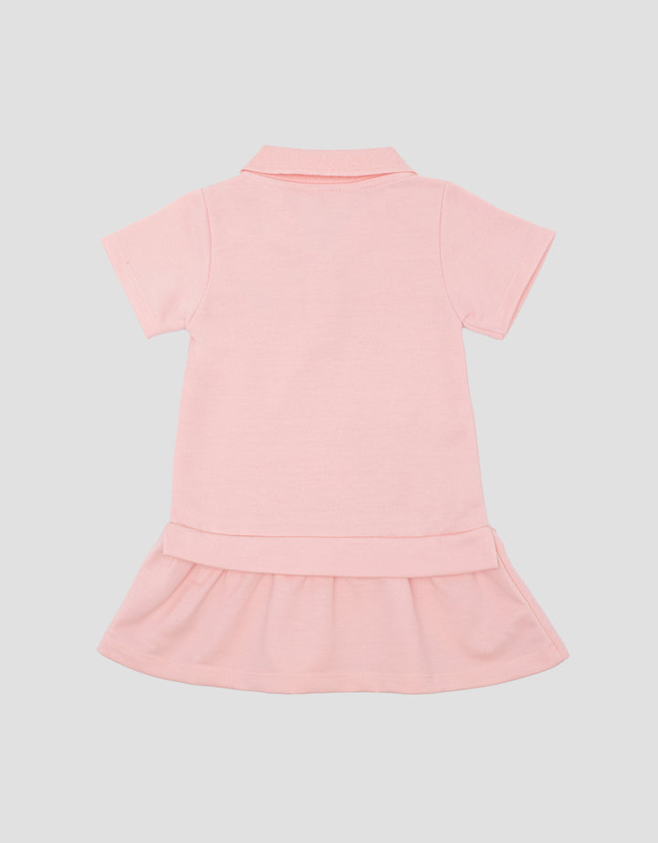 Little M Knit Bag Bear Midi Dress Anak Perempuan