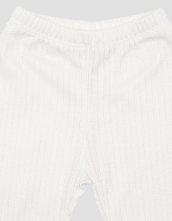 Little MSet 2 Pcs Ruffle Motif Pakaian Setelan Anak Bayi Perempuan