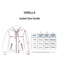 Osella Zip-Up Jaket Polos Wanita