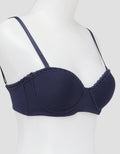 Nevada Push Up Regular Wire Half With Lace Bra Wanita