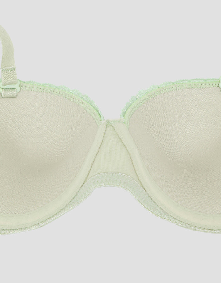 Nevada Push Up Regular Wire Half With Lace Bra Wanita